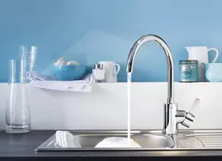 Photos of modern kitchen faucets