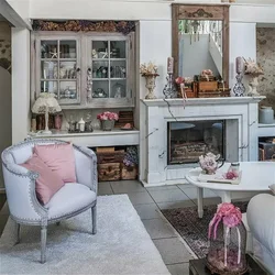 Дохили ҳуҷраи зиндагӣ дар сабки shabby