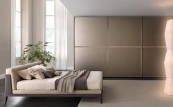 Modern wardrobe fronts for the bedroom photo