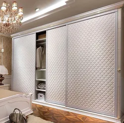 Modern wardrobe fronts for the bedroom photo