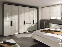 Modern wardrobe fronts for the bedroom photo