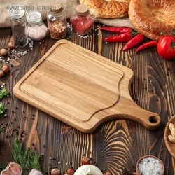 Wooden kitchen board photo