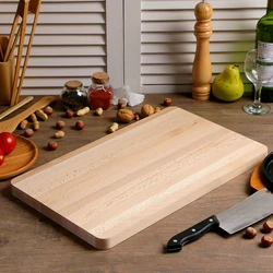 Wooden kitchen board photo
