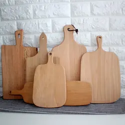 Wooden kitchen board photo