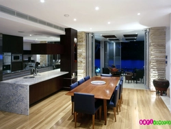 Modern kitchen interiors in the house