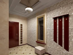 Koridorda divar kağızı plitələr foto