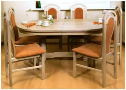 Photo of tables and chairs for a small kitchen