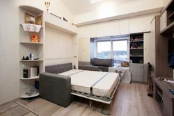 Photos of apartments with a wardrobe bed