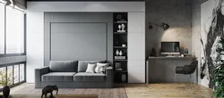 Photos of apartments with a wardrobe bed