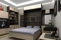 Photos of apartments with a wardrobe bed