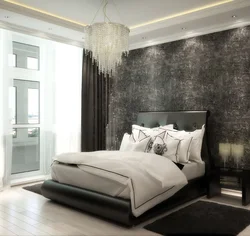 Graphite Color In The Bedroom Interior