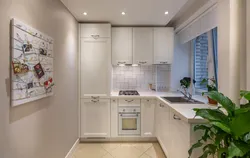 Kitchen design in a modern style in Khrushchev 6 sq.m.