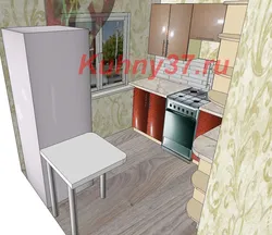 Kitchen Renovation In Brezhnevka 6 Sq.M. Photo