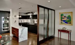 How to fence off a kitchen in a studio photo