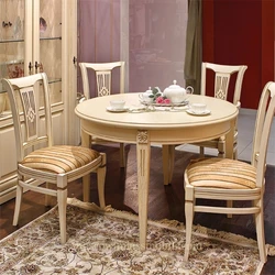 Kitchen table in classic style photo