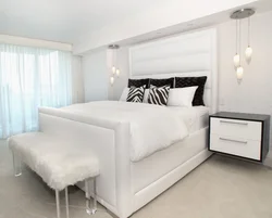 Interiors with white bedroom set