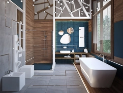 Photo of bathroom and toilet layout