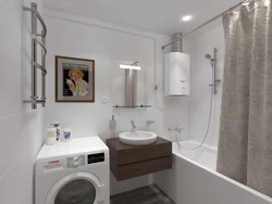 Bathtub with column in Khrushchev photo