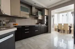 What colors does wenge go with in the kitchen interior?