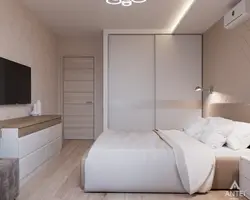 Yataq otağı 16 kv m düzbucaqlı dizayn