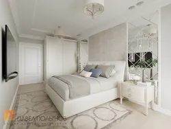 Bedroom 16 sq m rectangular design