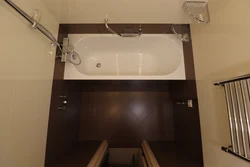 Photo of bathroom renovation in a 9-storey panel house