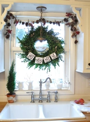 Decorate the kitchen for the new year photo