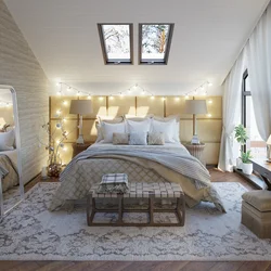 Bedroom design in the house photo