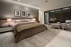 Bedroom design in the house photo