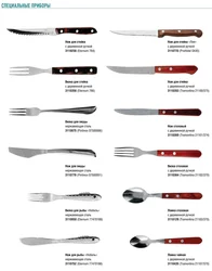 Types of knives in the kitchen photo