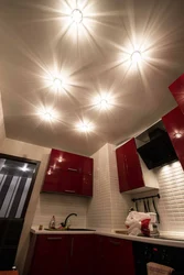 Suspended ceiling photo kitchen 8 meters