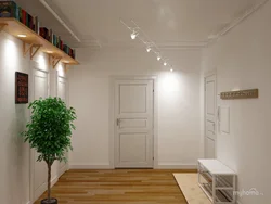 Track lamp for suspended ceiling in the hallway photo