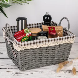 Baskets in the kitchen interior