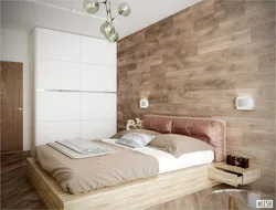 Photo Of Modern Bedrooms With Laminate Flooring On The Wall