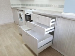 Biscay pine in the kitchen interior photo