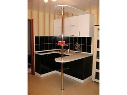 Inexpensive kitchens with a bar counter photo design