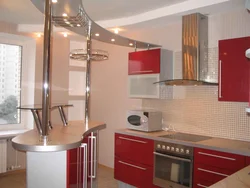 Inexpensive kitchens with a bar counter photo design