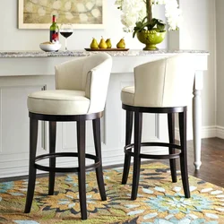 Soft chairs for the kitchen photo
