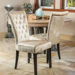 Soft chairs for the kitchen photo