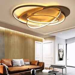 LED Ceiling Lights In The Living Room Photo