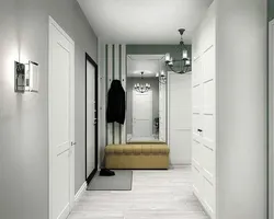 Decorate a small hallway in an apartment real photos