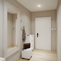 Decorate a small hallway in an apartment real photos