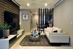 Z shaped living room design