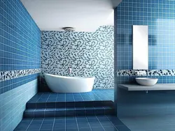 Mavi və ağ fotoşəkildə hamam