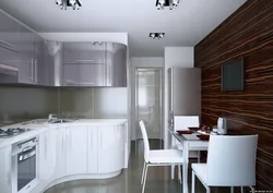 Interior of a modern small kitchen