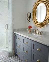 Brass in the bath interior