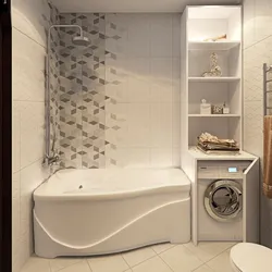 Bath Design In Khrushchev With A Corner Bath