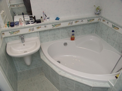 Künc hamamı ilə Xruşşevdə hamam dizaynı