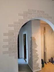 Арка Из Кирпича Фото Декоративного В Квартире