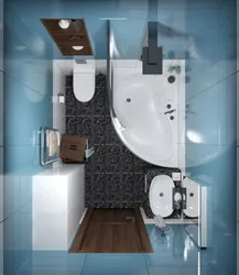 Bir yarım bir yarım hamam dizaynı